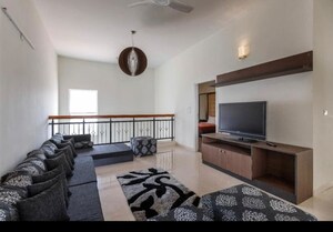 Living Room in 3 BHK Villa at Prestige Augusta Golf Village, Kothanur – for Rent