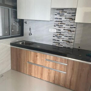 Kitchen in 1 BHK Apartment at Bhoomi Samarth C Wing, Sonawala Industry Estate – for Rent