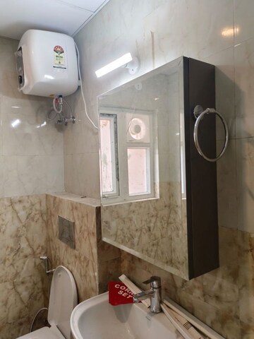Bathroom in 3 BHK Builder Floor at South City 1 – for Rent