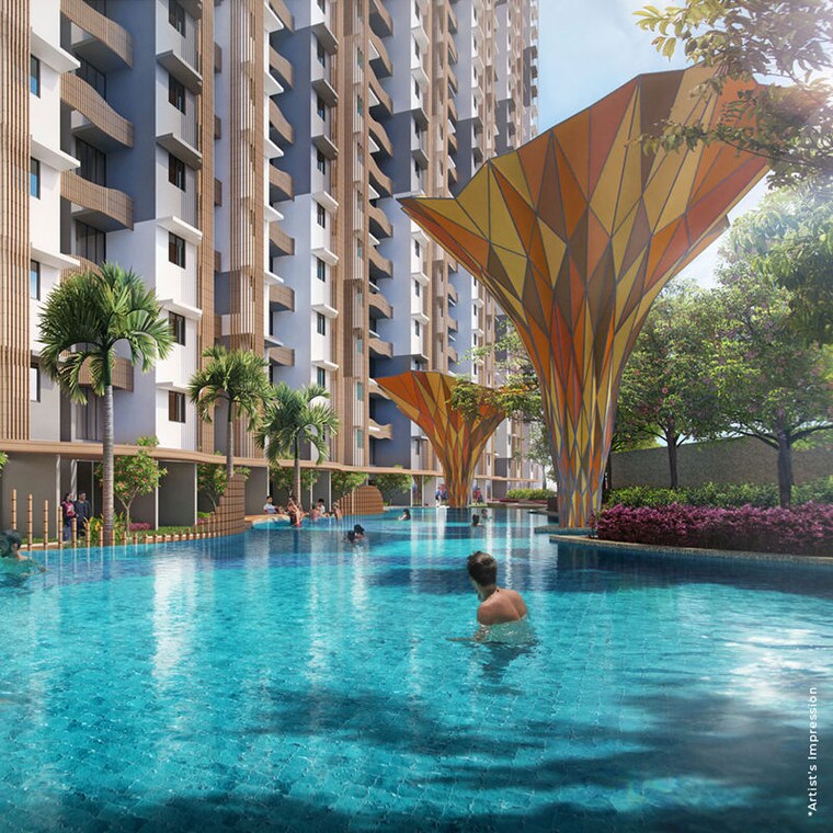 Swimming Pool, chandak-34-park-estate 2 Bedroom 601 Sq.Ft. Apartment In Goregaon West Mumbai 10000460
