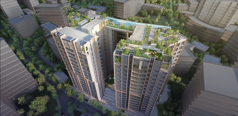 Exterior View, rustomjee-crescent 3 Bedroom 1648 Sq.Ft. Apartment In Pali Hill Mumbai 10000469