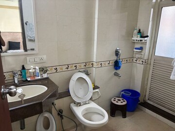 Bathroom in 2 BHK Apartment at Raheja Interface Heights, Malad West – for Rent
