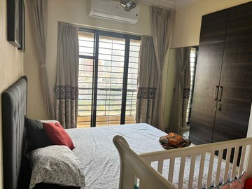 Bedroom in 2 BHK Apartment at Raheja Interface Heights, Malad West – for Rent