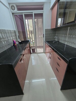 Kitchen in 2.5 BHK Apartment at Kalpataru Primera, Kolshet Road – for Rent