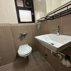 Bathroom in 2 BHK Apartment at Samartha Deep, Yamnuna Nagar – for Rent