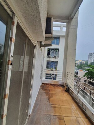 Balcony in 3 BHK Apartment at Raj Heramb Regalia Residency, Bavdhan – for Rent
