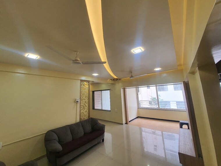 Living Room, raj-heramb-regalia-residency 3 Bedroom 1500 Sq.Ft. Apartment In Bavdhan Pune 10000360