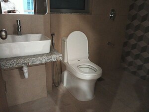 Bathroom in 2 BHK Apartment at Kalpataru Immensa, Kolshet Road – for Rent