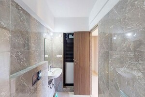 Bathroom in 2 BHK Apartment at Kanakia Spaces Zen World, Kanjurmarg East – for Rent
