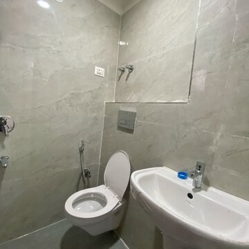 Bathroom in 2 BHK Builder Floor at Chattarpur – for Rent