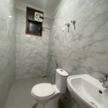 Bathroom in 2 BHK Builder Floor at Chattarpur – for Rent