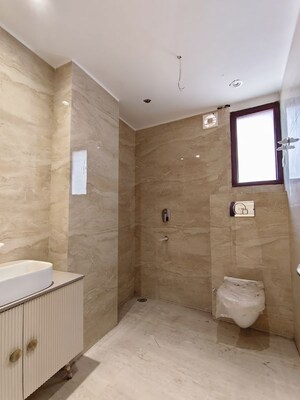 Bathroom in 3 BHK Builder Floor at Saket – for Rent