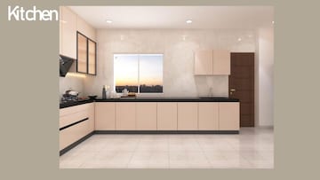 Kitchen in 3 BHK Apartment at Prestige Beverly Hills, Kokapet – for Rent