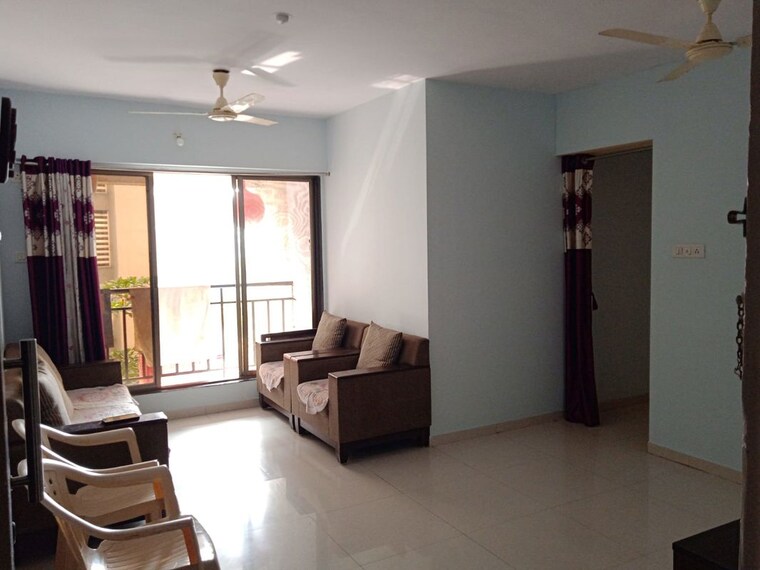 Living Room, shree-vrushti 2 Bedroom 650 Sq.Ft. Apartment In Ghodbunder Road Thane 10000807