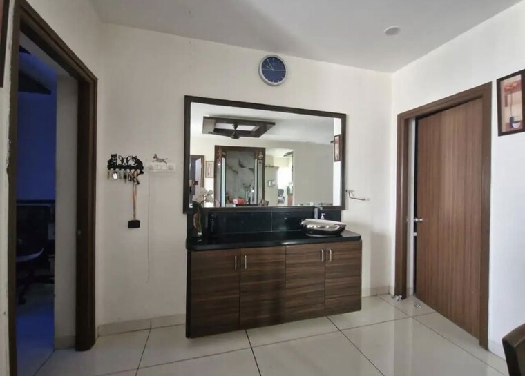 Living Room, aparna-cyber-life 3 Bedroom 1960 Sq.Ft. Apartment In Nallagandla Hyderabad 10000806
