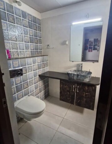 Bathroom in 3 BHK Apartment at Aparna Cyber Life, Nallagandla – for Rent