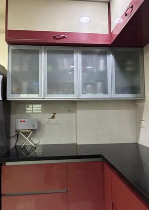 Kitchen in 3 BHK Apartment at Aparna Cyber Life, Nallagandla – for Rent