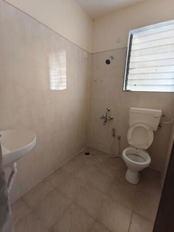 Bathroom in 1 BHK Apartment at Ram Pushpanjali Residency, Owale – for Rent