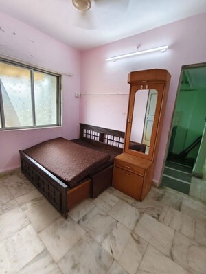 Living Room in 1 BHK Apartment at Rutu Enclave, Kasarvadavali – for Rent