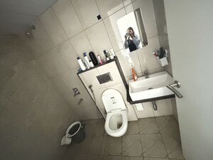 Bathroom in 1 BHK Apartment at Godrej Green Vistas, Mahalunge – for Rent