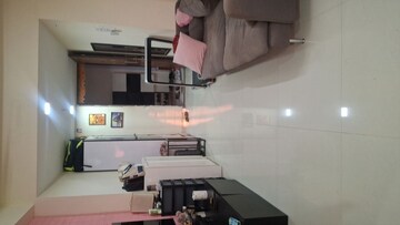 Living Room in 1 BHK Apartment at Shakti Aura, Ghansoli – for Rent