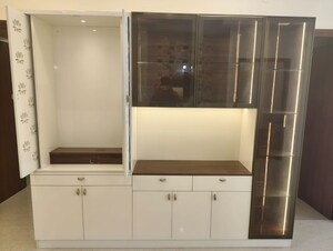 Bathroom in 3 BHK Apartment at Aurobindo The Regent, Kondapur – for Rent