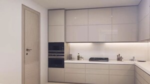 Kitchen in 3 BHK Apartment at Rustomjee Crown, Prabhadevi – for Sale