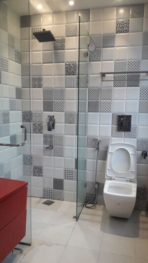 Bathroom in 2 BHK Builder Floor at New Friends Colony – for Rent