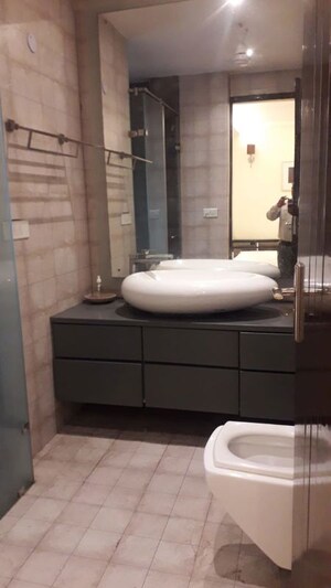 Bathroom in 2 BHK Builder Floor at New Friends Colony – for Rent
