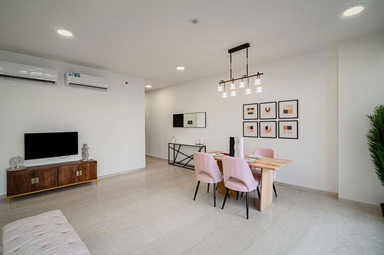 Living Room, oberoi-realty-esquire 3 Bedroom 1366 Sq.Ft. Apartment In Goregaon East Mumbai 10001494