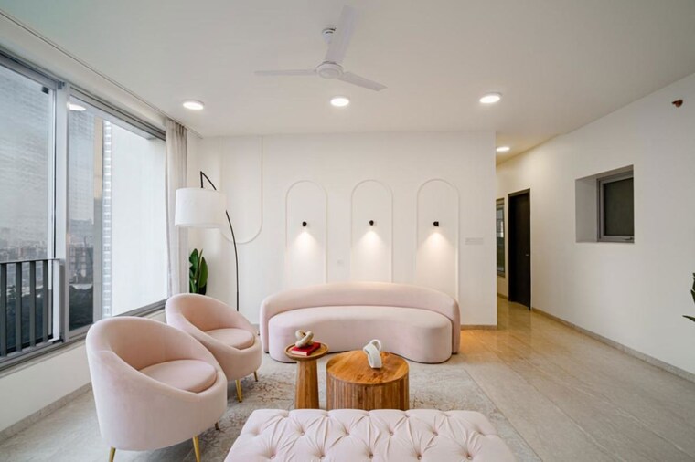 Living Room, oberoi-realty-esquire 3 Bedroom 1366 Sq.Ft. Apartment In Goregaon East Mumbai 10001494