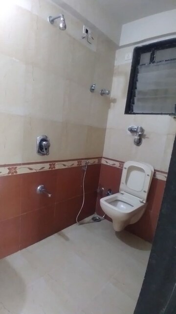 Bathroom in 3 BHK Apartment at Charkop Kshitij CHS, Kandivali West – for Rent