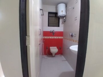 Bathroom in 3 BHK Apartment at Charkop Kshitij CHS, Kandivali West – for Rent