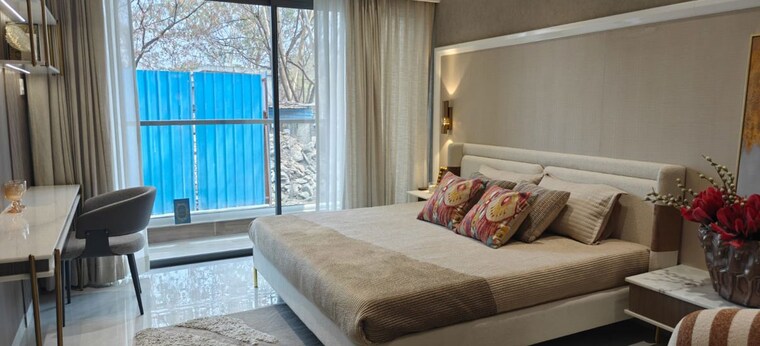 Bedroom, bhandari-54-flores-drive 3 Bedroom 1645 Sq.Ft. Apartment In Hadapsar Pune 10001556