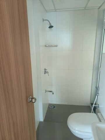 Bathroom in 1.5 BHK Apartment at Godrej Emerald, Ghodbunder Road – for Rent