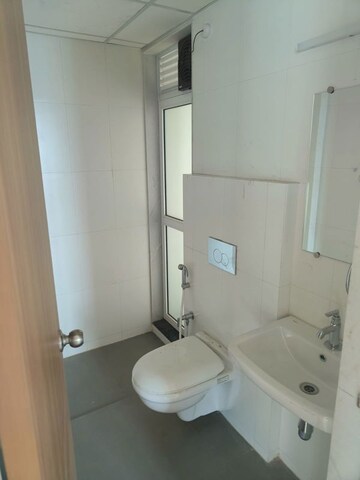Bathroom in 1.5 BHK Apartment at Godrej Emerald, Ghodbunder Road – for Rent