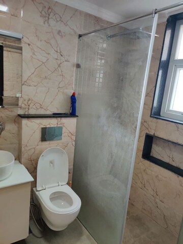 Bathroom in 3 BHK Apartment at Dwarka – for Rent