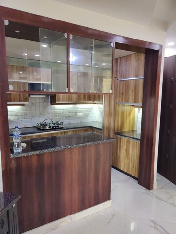 Kitchen in 3 BHK Apartment at Dwarka – for Rent