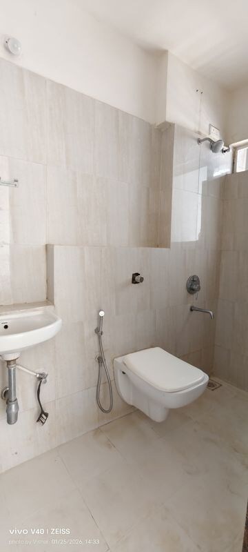 Bathroom in 1 BHK Apartment at Puranik Hometown, Ghodbunder Road – for Rent