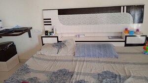 Bathroom in 3 BHK Apartment at Vijay Orovia, Ghodbunder Road – for Rent