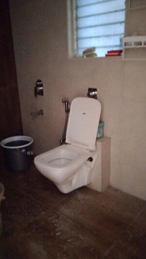 Bathroom in 3 BHK Apartment at Vijay Orovia, Ghodbunder Road – for Rent