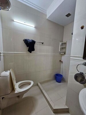 Bathroom in 3 BHK Builder Floor at Ardee Mall, Sector 52 – for Rent