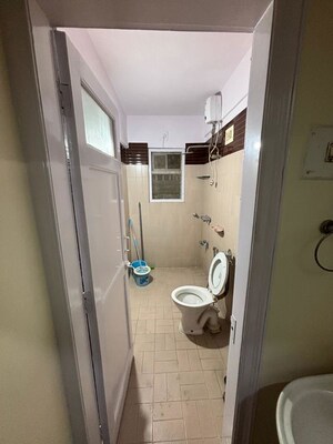 Bathroom in 2 BHK Apartment at Swapna Kiran CHS, Malad East – for Rent