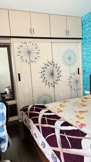 Master Bedroom in 2.5 BHK Apartment at Ramky One North, Yelahanka – for Rent