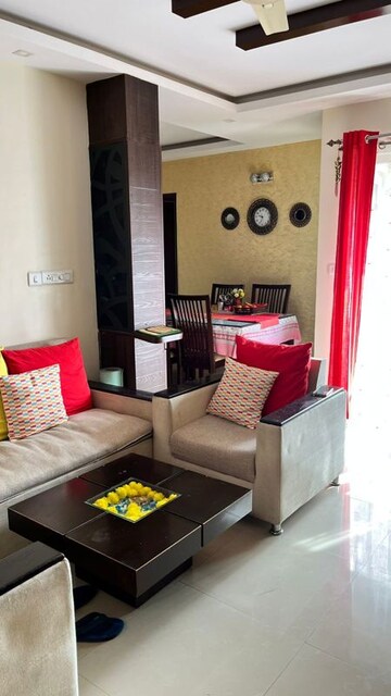 Living Room in 2.5 BHK Apartment at Ramky One North, Yelahanka – for Rent