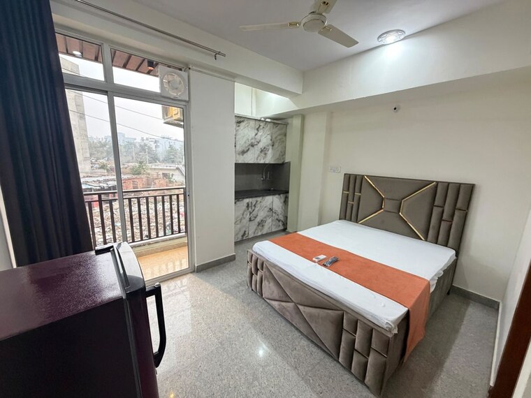 Bedroom, unitech-rakshak 1 RK 220 Sq.Ft. Builder Floor In Sector 41 Gurgaon 10001996