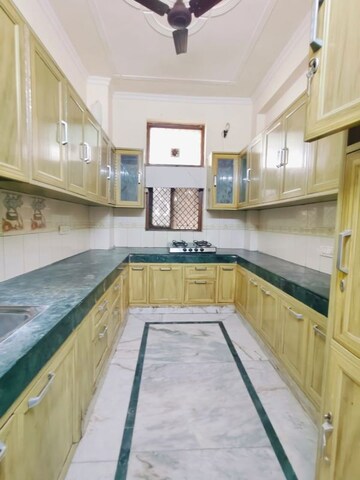 Kitchen in 3 BHK Builder Floor at RWA Residential Society Sector 46, Sector 46 – for Rent