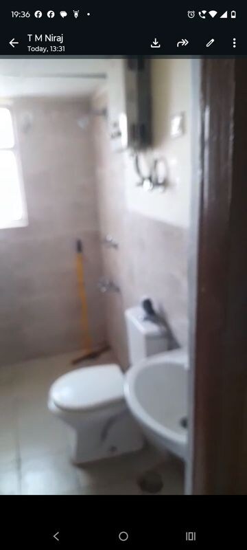 Bathroom in 3 BHK Apartment at Wave Dream Homes, Wave City – for Rent