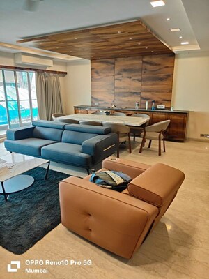 Living Room in 4 BHK Apartment at Khar West – for Sale