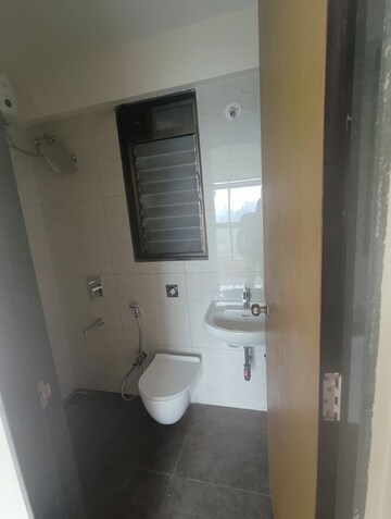 Bathroom in 2 BHK Apartment at Chandak 34 Park Estate, Goregaon West – for Rent